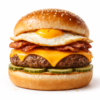 Hamburguesa Americana Premium con Huevo y Tocino