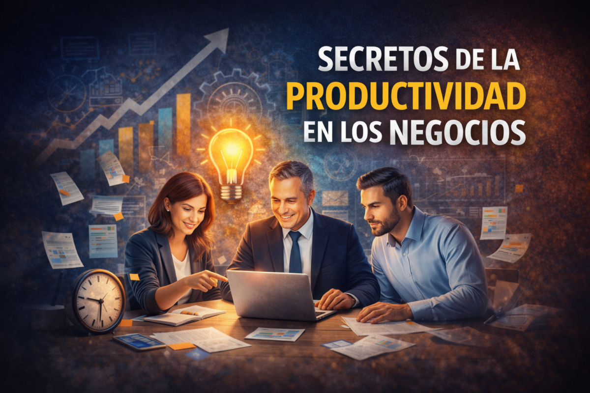 Equipo de trabajo planificando estrategias de productividad en los negocios y crecimiento empresarial