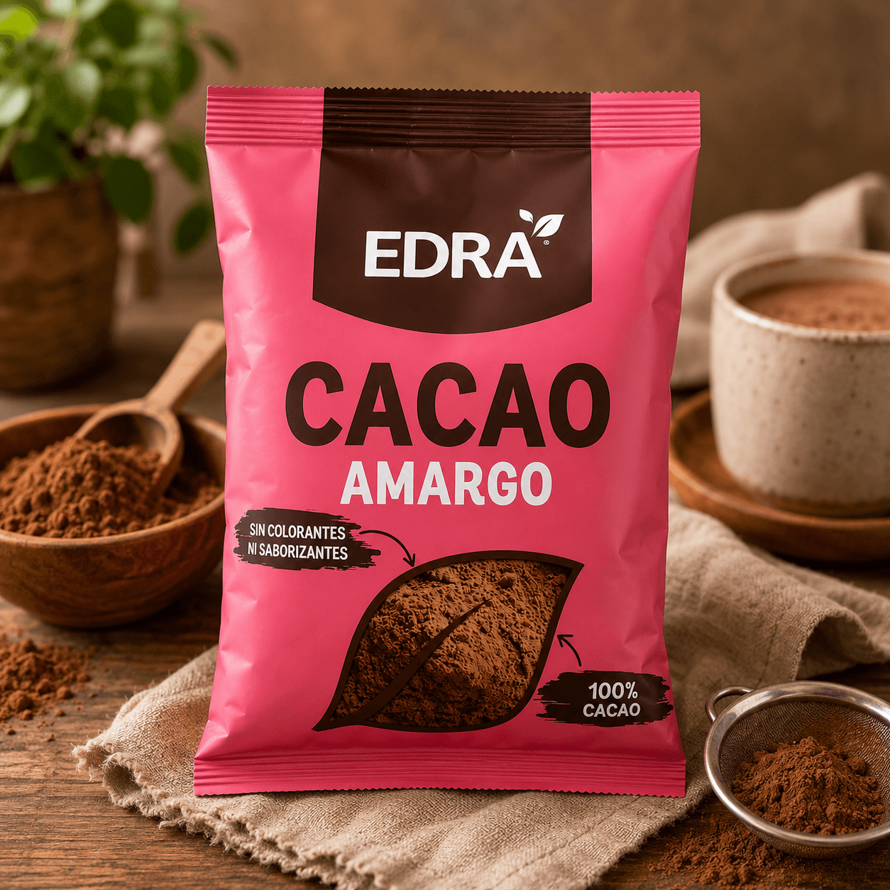 Cacao en polvo EDRÁ 100g - Imagen 2