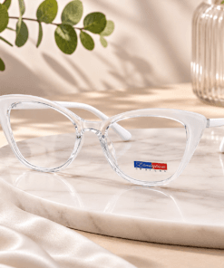 Alternative view of Gafas cat-eye transparentas