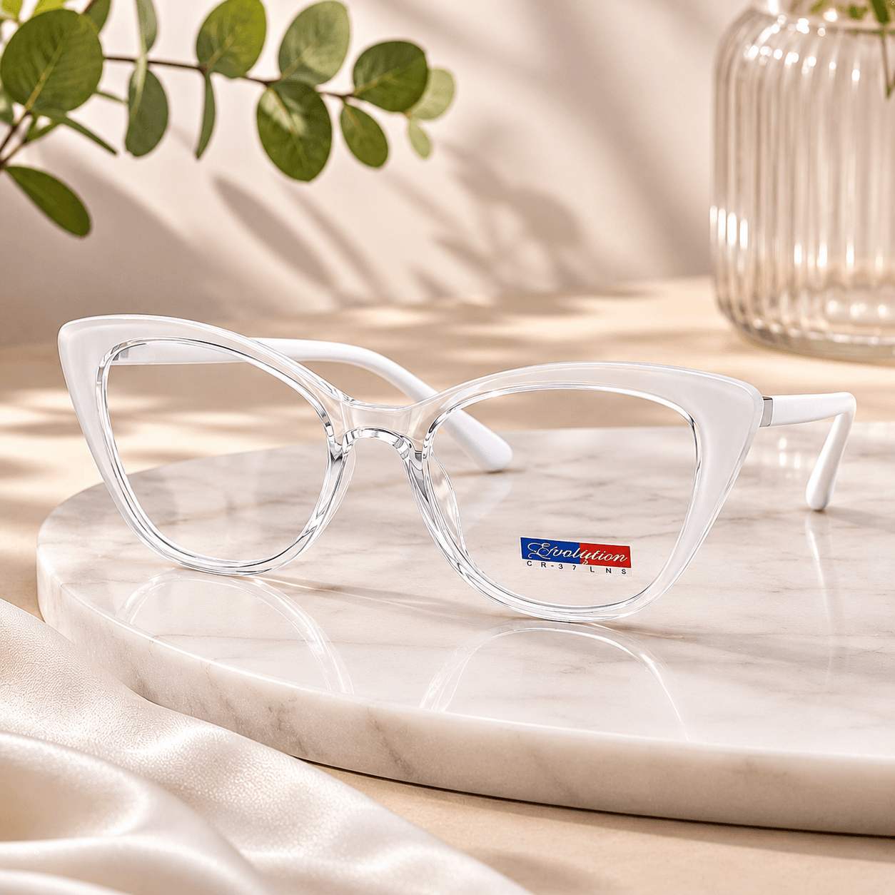 Gafas cat-eye transparentas - Imagen 2