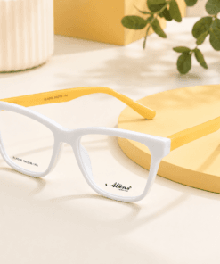 Alternative view of Lentes marco amarillo blanco