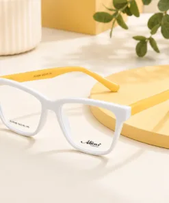 Alternative view of Lentes marco amarillo blanco
