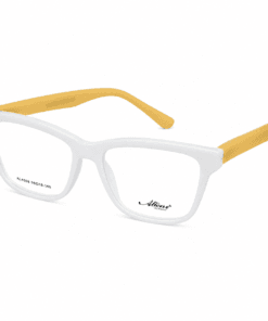 Lentes marco amarillo blanco