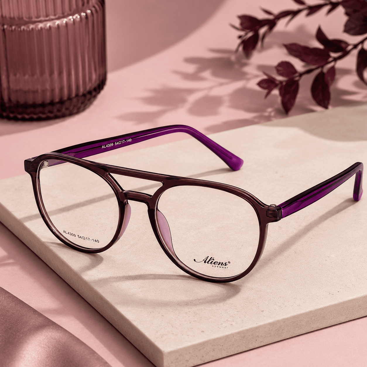 Lentes marco morado - Imagen 2